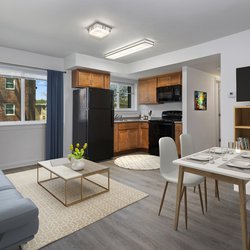 beautiful living room at Hanover Courts Apartments, located in Washington, DC