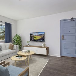 beautiful living room at Hanover Courts Apartments, located in Washington, DC